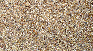 Photo of gravel provided from Manco Services landscaping materials