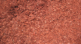 Photo of mulch provided from Manco Services landscaping materials